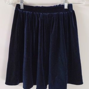 American Apparel Velvet Skirt